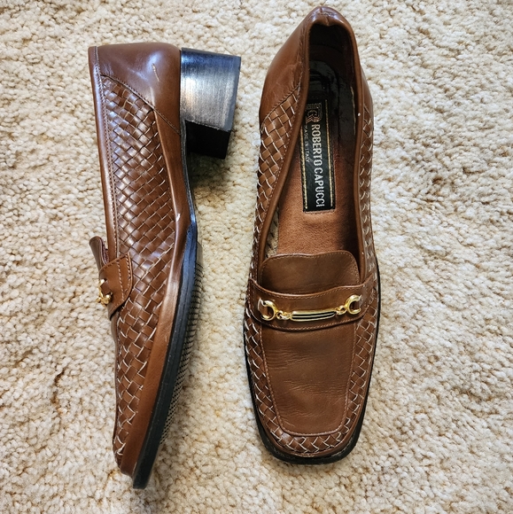 roberto cappuci Shoes - Italian leather Roberto Cappuci brown leather, vintage, made in italy